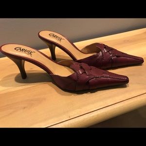 Carlos Santana STRUT 2 Mules Sz 7&1/2